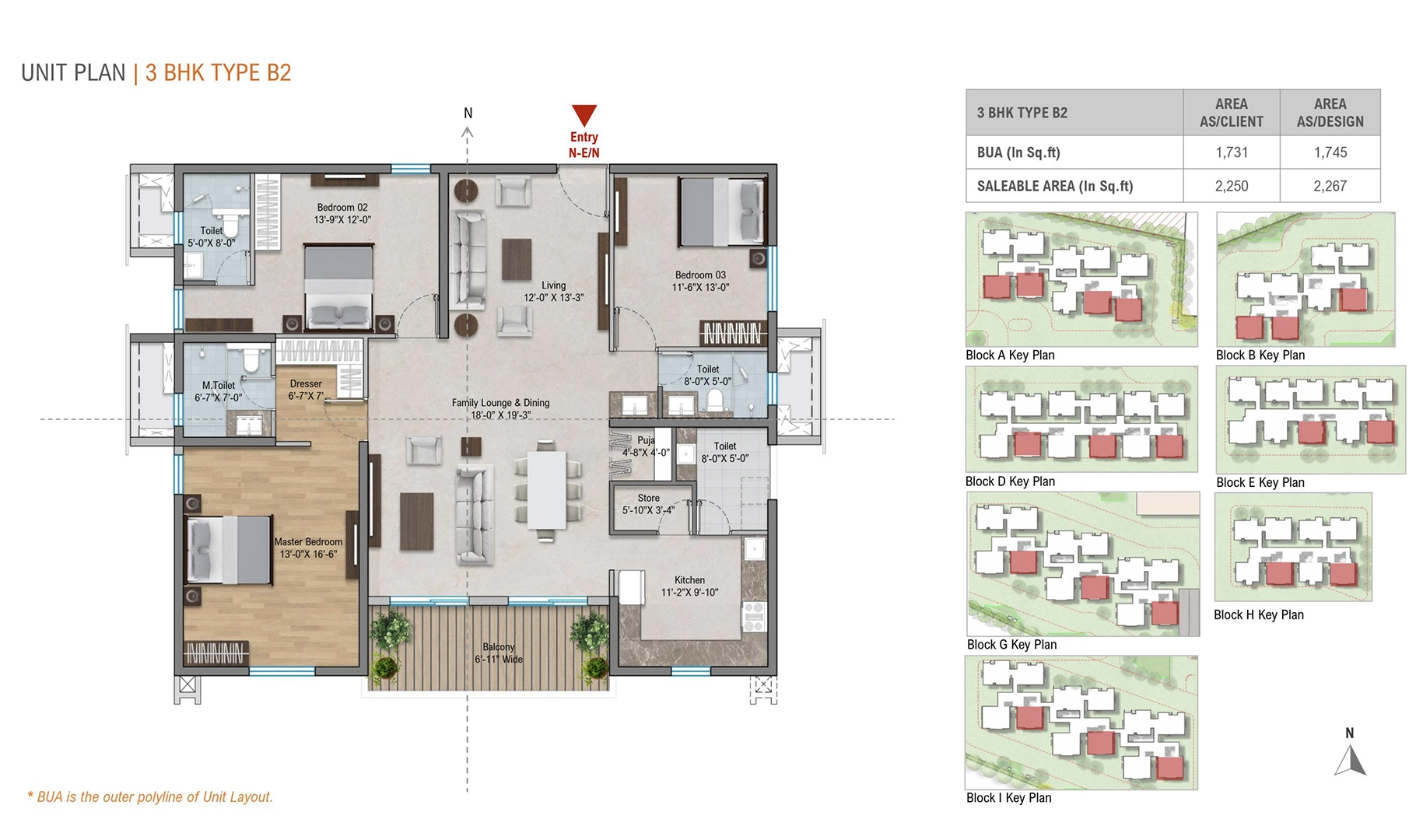 3 BHK Type B2